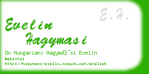 evelin hagymasi business card